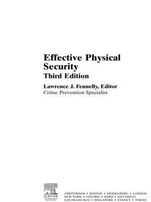 cover image of Effective Physical Security